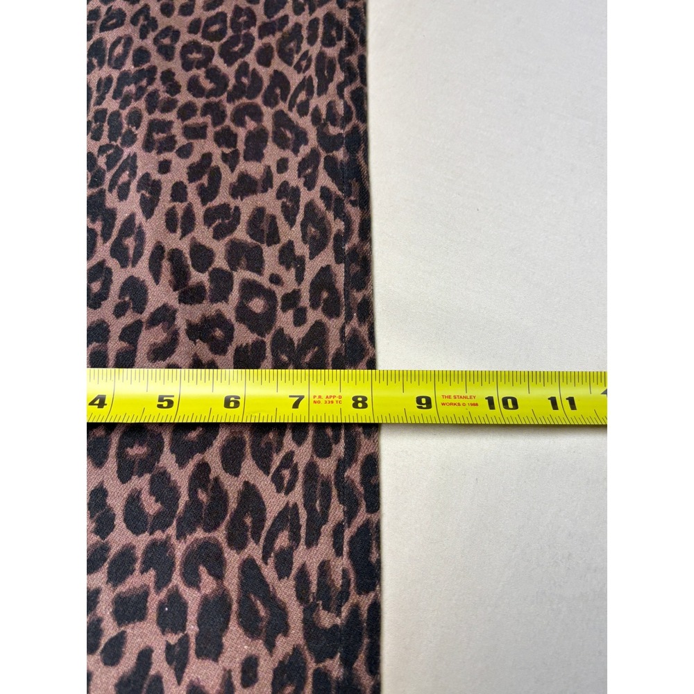 Rails The Topanga High Rise Straight Jeans Brown Nala Leopard Print Womens 26X29 - Picture 12 of 13